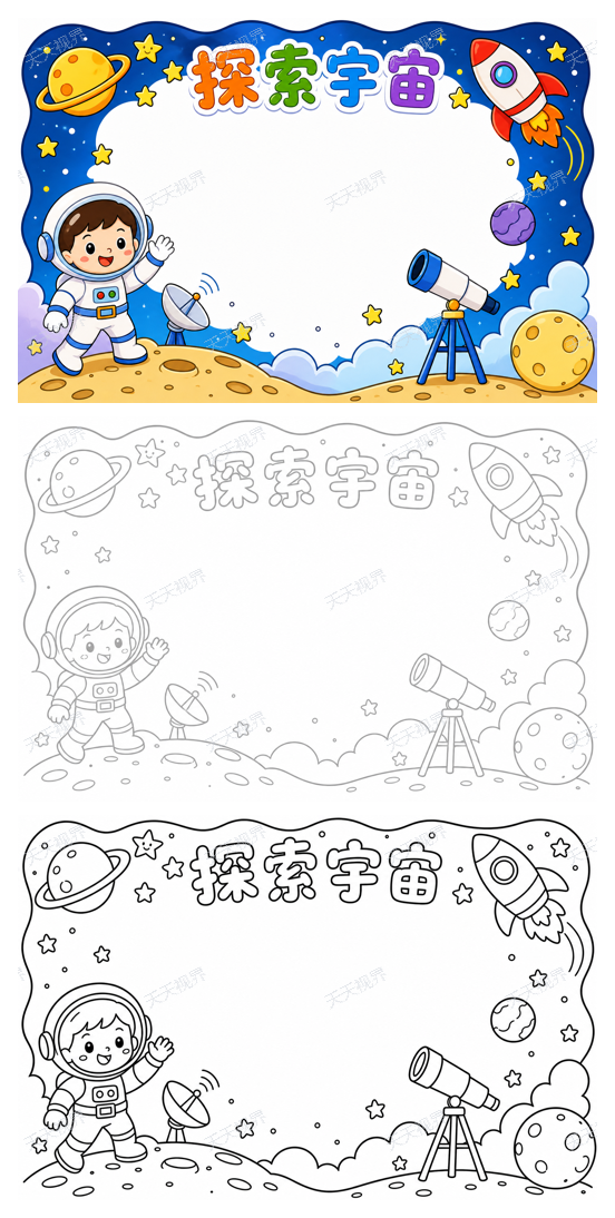 探索宇宙完整预览图